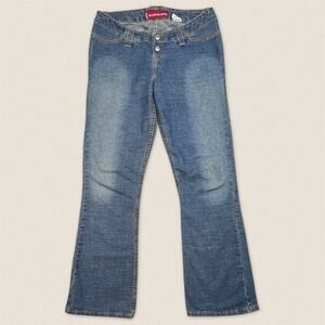 Y2K 2000s Too Super‎ Low Stretch Levi’s Jeans Bootcut 9 Jr Short- Size 29 x 29